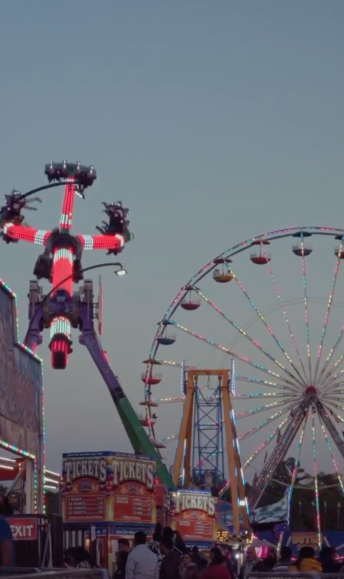 Summer ferris wheel